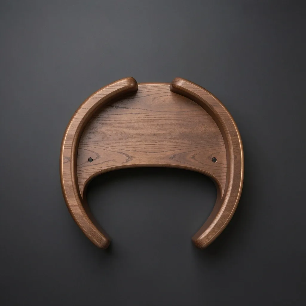 Wooden lower back stretcher device